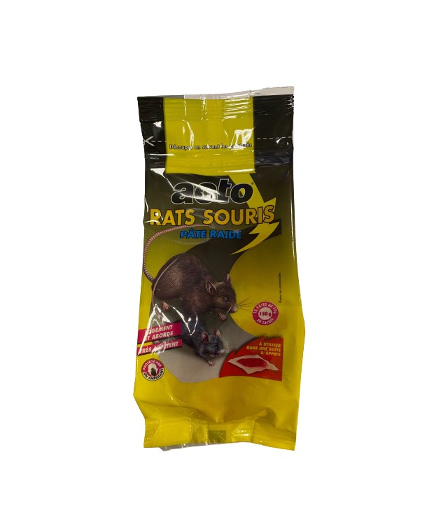 Acto Pâte Rats-Souris 150g - Élimination Efficace des Nuisibles