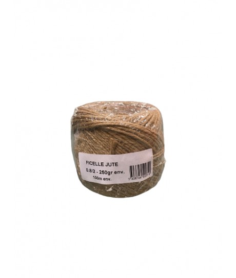 FICELLE JUTE 0.6/3 PËLOTE DE 250GR