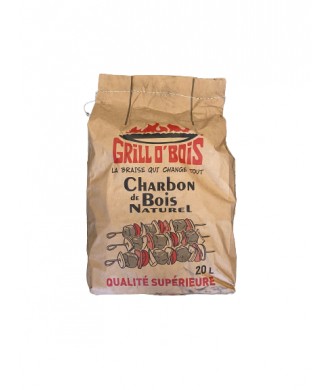 CHARBON DE BOIS 20L GRILL O'BOIS