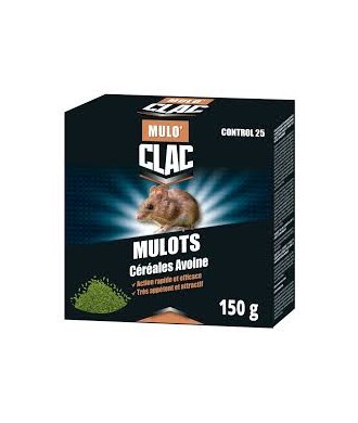 RATICIDE MULOTS AVOINE DEC 150GR BROMA 25PP