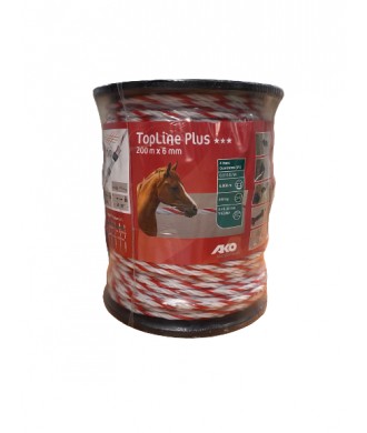 CORDELETTE TOP LINE PLUS 200M BLC/RGE 6MM*0.30