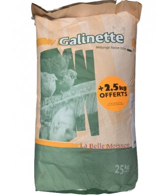 GALINETTE EN 25 KG +10% GRATUIT