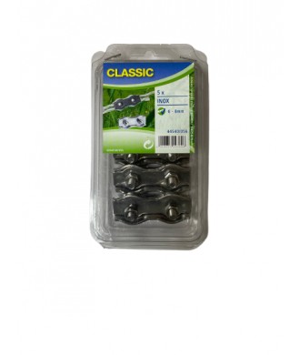 CONNECTEUR DE FIL 6MM INOX COQUE DE 5