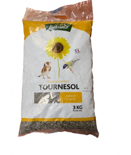 TOURNESOL STRIE PETIT SAC DE 3KG