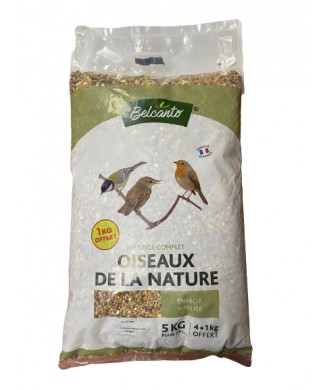 OISEAUX DE LA NATURE 4+1KG GRATUIT