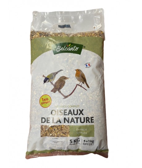 OISEAUX DE LA NATURE 4+1KG GRATUIT OISEAUX DE LA NATURE 4+1KG GRATUIT