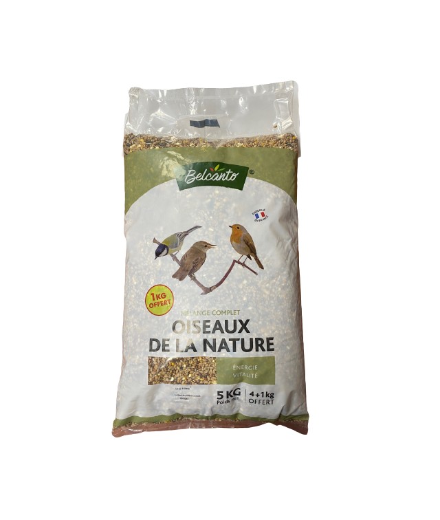 Mélange de graines sac 5kg pour oiseaux de jardin